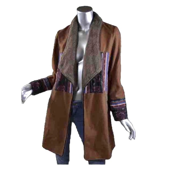 Aporia.As Long Bohemian Style Coat Jacket Small… - Picture 1 of 14